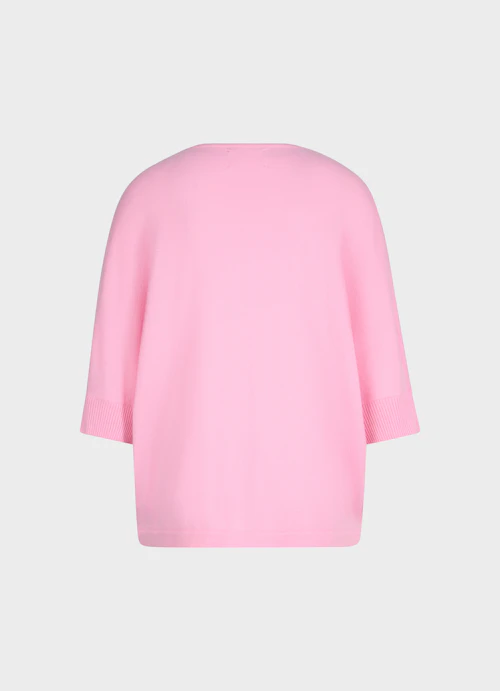 Casual Fit Strick Cashmere Blend - Pullover rose bloom