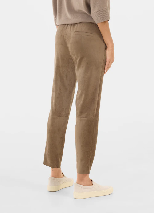 Regular Fit Hosen Tech Velours - Hose fungi