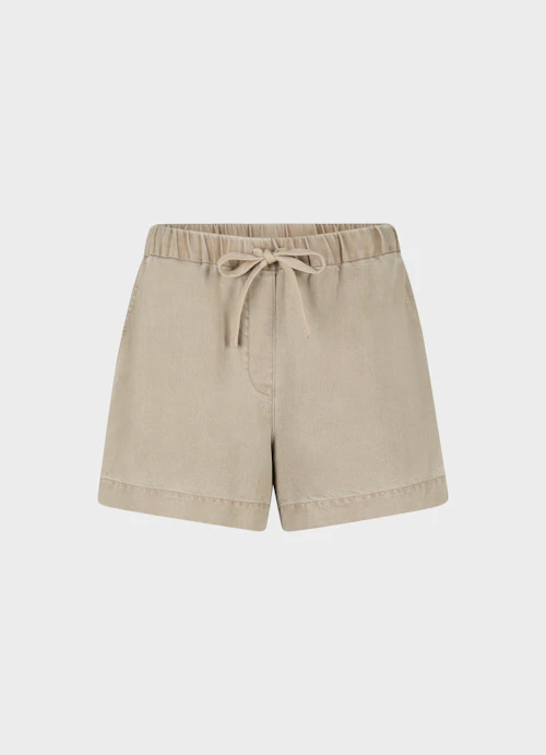 Coupe Regular Fit Short Short en sergé fungi