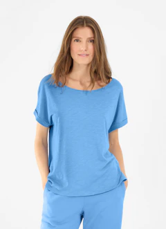 Coupe Boxy Fit T-shirts Boxy - T-shirt dutch blue