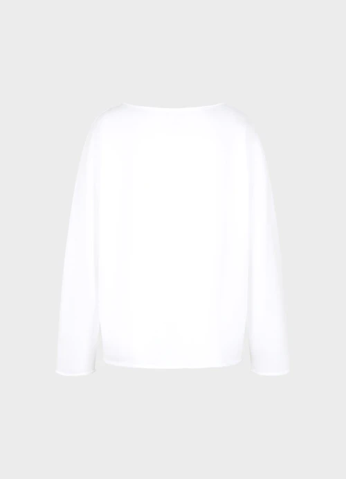 Loose Fit Sweatshirts Sweater white