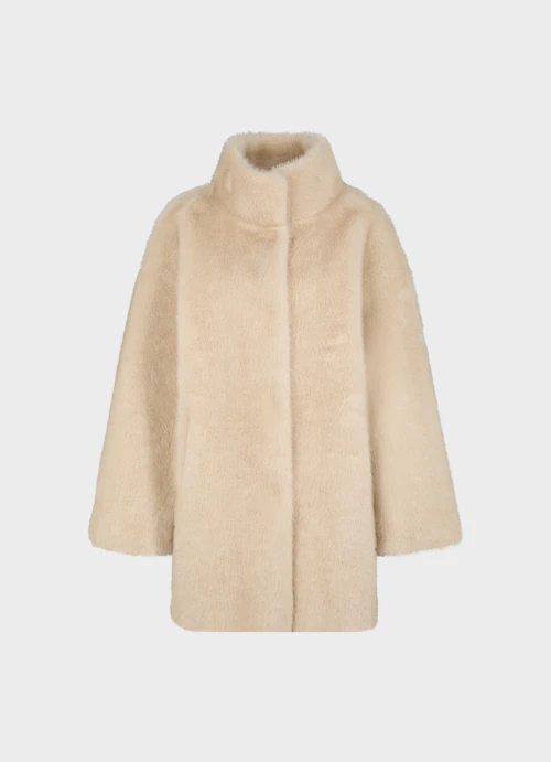 Casual Fit Jacken Faux Fur - Wendejacke almond milk