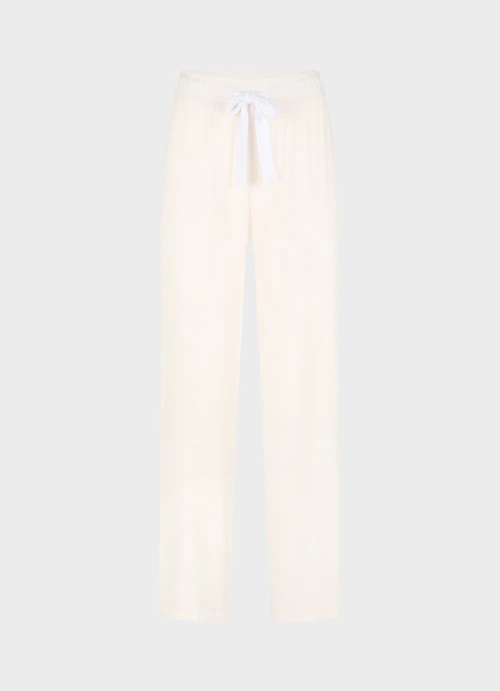 Loose Fit Sweatpants Nightwear - Trousers eggshell