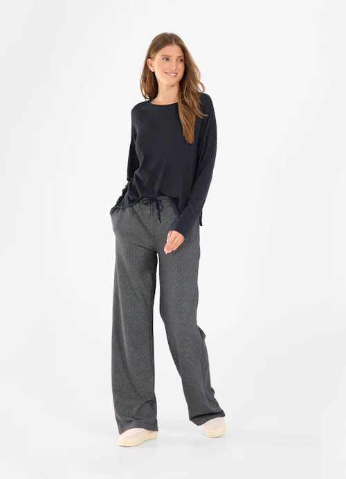 Wide Leg Sweatpants Wide Leg - Sweatpants navy