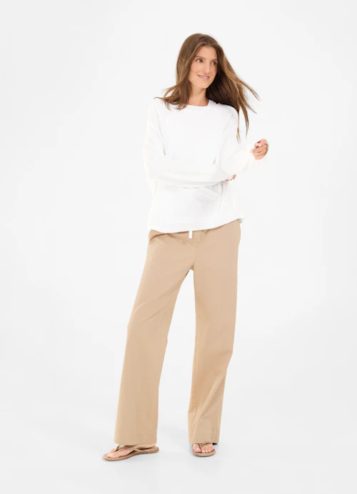 Wide Leg Hosen Denim - Hose croissant