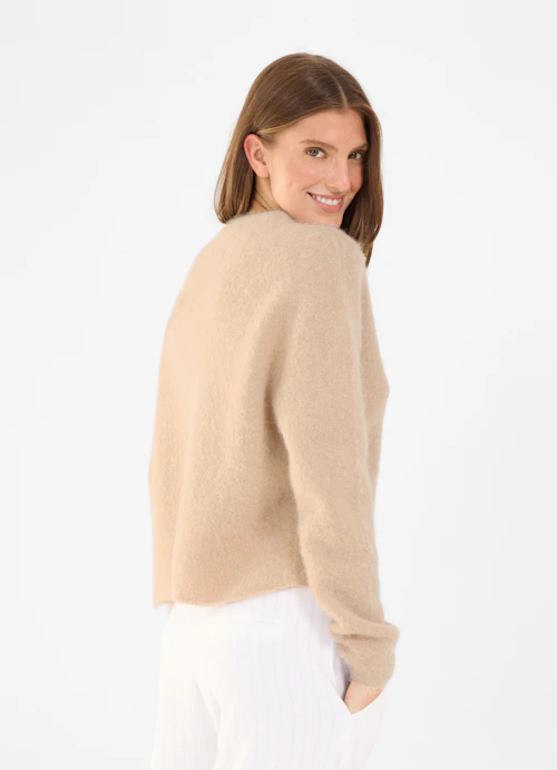 Regular Fit Strick Strick - Pullover croissant