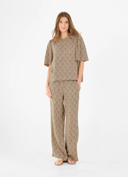 Loose Fit Blusen Bluse anthra