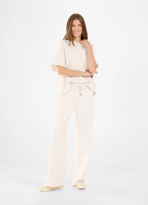 Wide Leg Sweatpants Wide Leg - Sweatpants eggshell