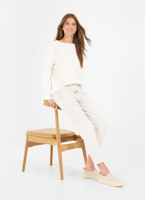 Casual Fit Sweatpants Sweatpants eggshell