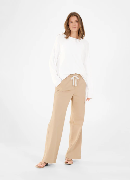 Wide Leg Hosen Denim - Hose croissant