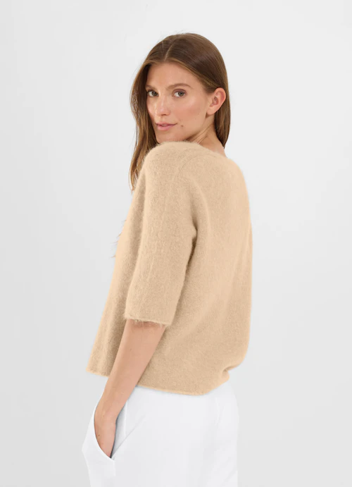 Regular Fit Strick Strick - Pullover croissant