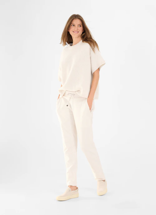 Casual Fit Strick Strick - Pullover eggshell