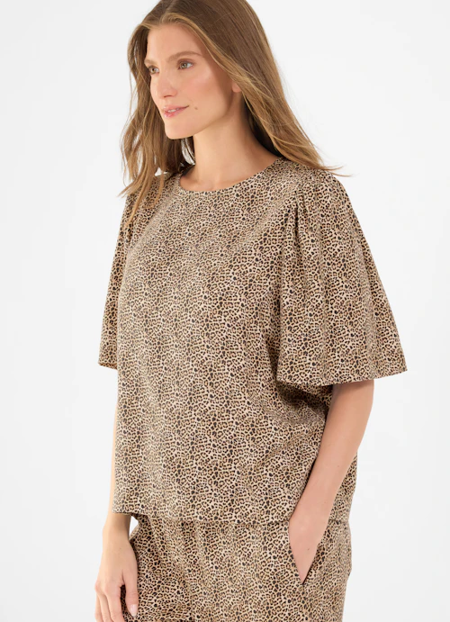 Loose Fit Blusen Bluse anthra