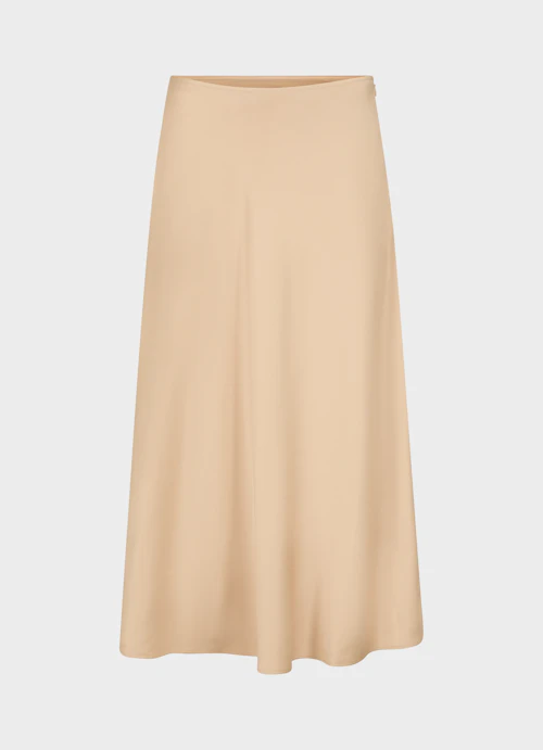 Medium Length Röcke Satin - Rock croissant