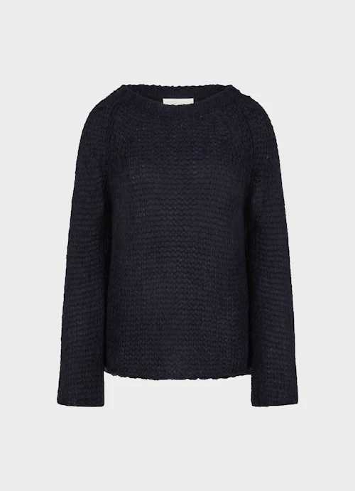 Casual Fit Strick Strick - Pullover navy