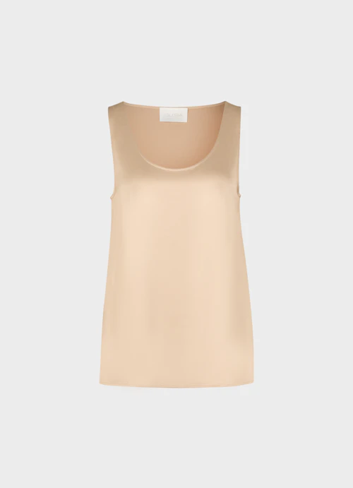 Loose Fit Tops Satin - Top croissant