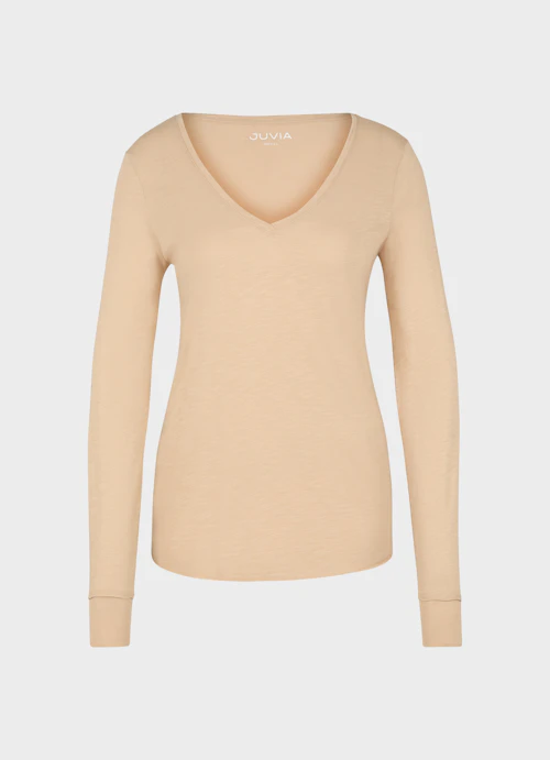 Slim Fit Longsleeves Longsleeve croissant