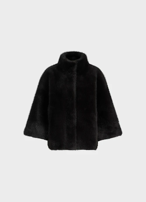 Loose Fit Jackets Faux Fur - Reversible Jacket anthra
