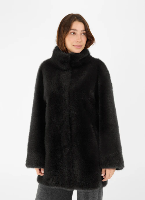 Casual Fit Jackets Faux Fur - Reversible Jacket anthra
