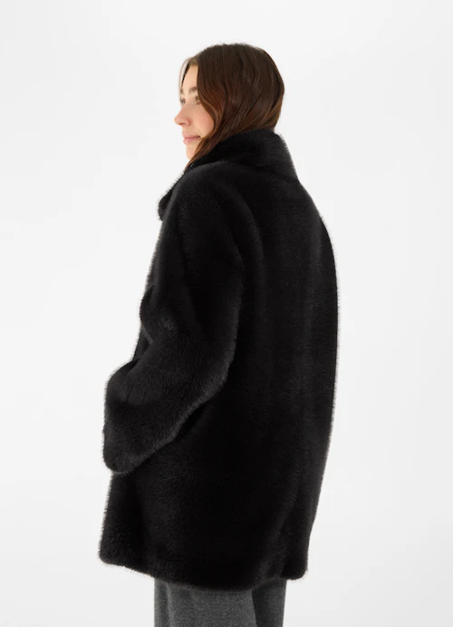 Casual Fit Jackets Faux Fur - Reversible Jacket anthra