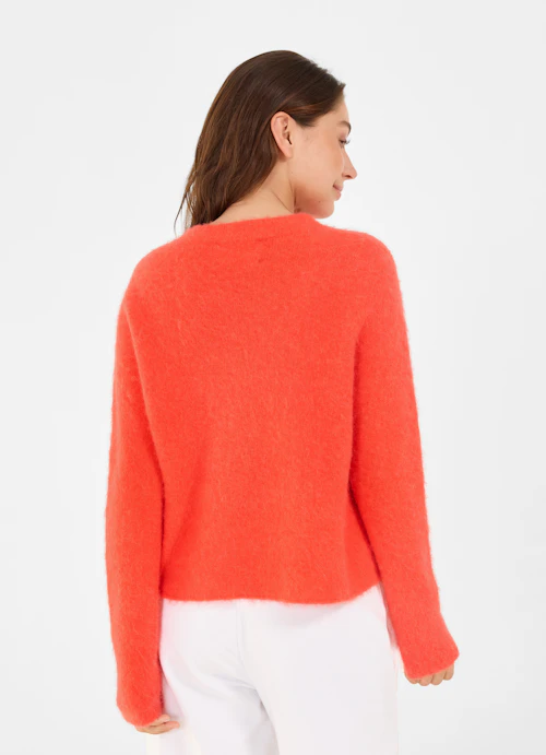 Regular Fit Knitwear Knit sweater cherry tomato