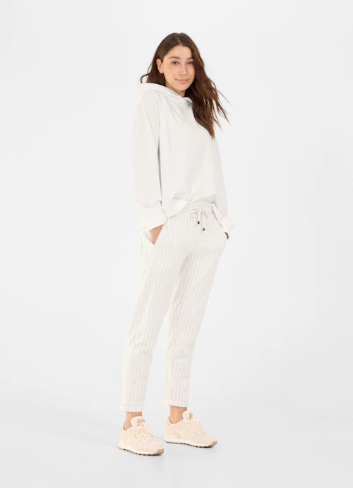 Coupe Casual Fit Pantalon de jogging Pantalon de survêtement eggshell