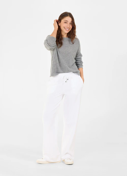 Regular Fit Knitwear Cashmere sweater steel grey mel.