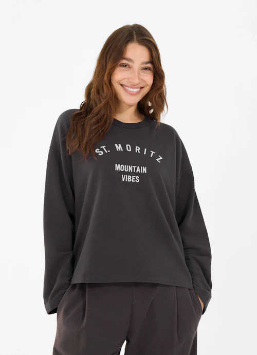 Loose Fit Sweatshirts Sweater anthra