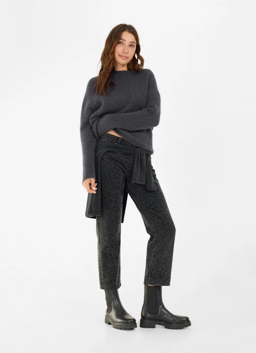 Regular Fit Hosen Denim - Hose anthra