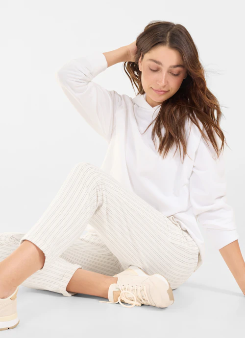 Casual Fit Sweatpants Sweatpants eggshell