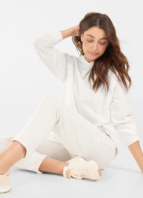 Coupe Casual Fit Pantalon de jogging Pantalon de survêtement eggshell