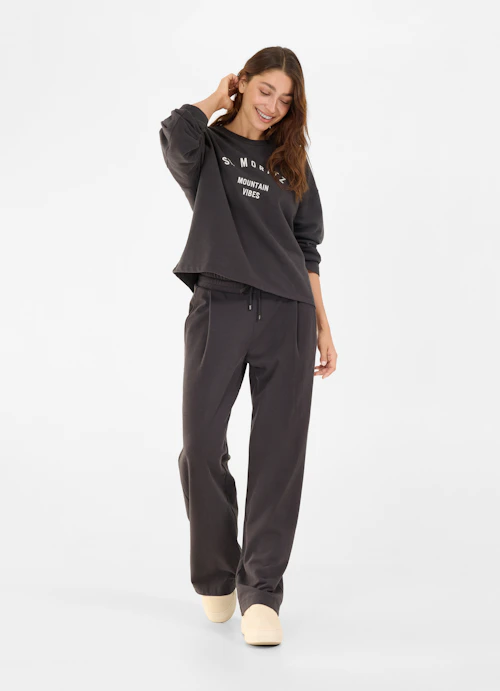 Wide Leg Sweatpants Wide Leg - Sweatpants anthra