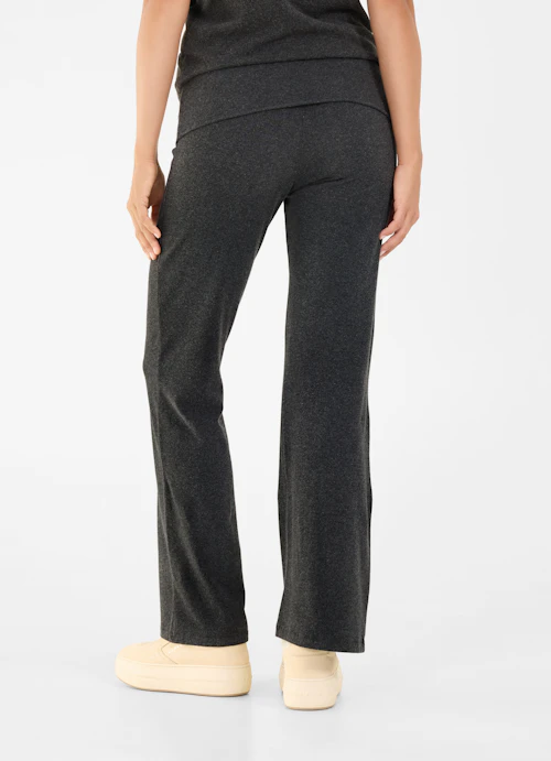 Leggings Athleisure Jersey Modal - Flared Leggings anthra.mel.