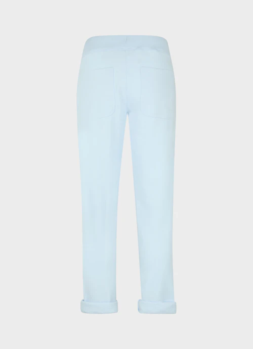 Coupe Loose Fit Pantalon de jogging Pantalon de survêtement en polaire légère skylight blue