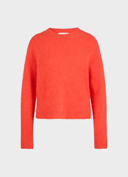 Regular Fit Knitwear Knit sweater cherry tomato