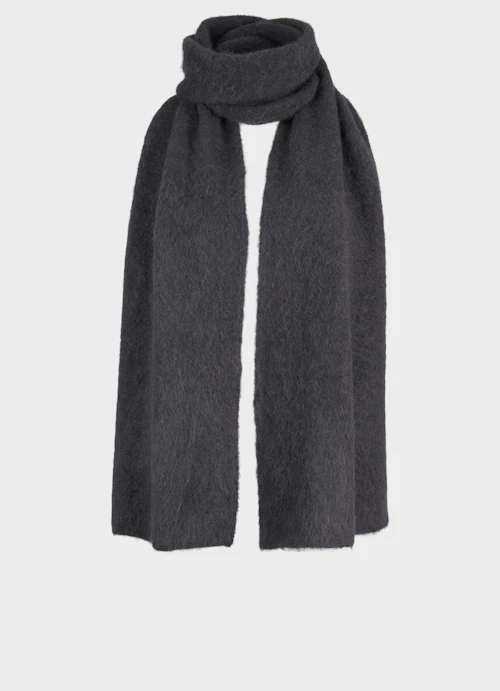 Regular Fit Knitwear Knitted scarf anthra