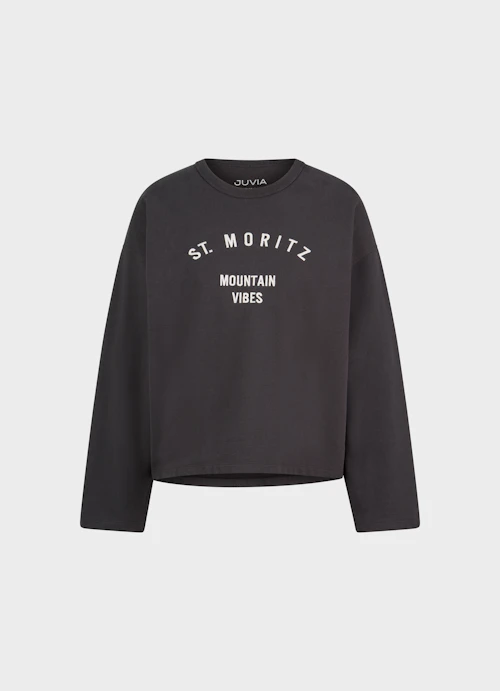 Loose Fit Sweatshirts Sweater anthra