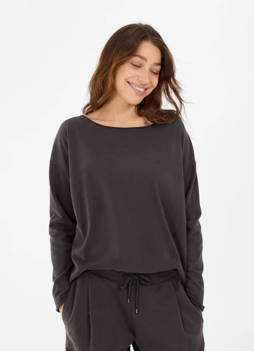 Loose Fit Sweatshirts Sweater anthra