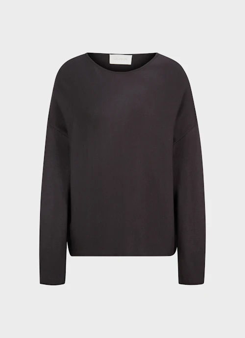 Casual Knitwear Viscose Stretch Sweater anthra