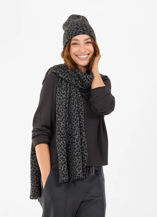 Regular Fit Knitwear Scarf anthra.mel.