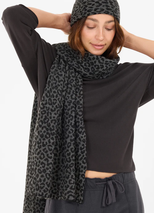 Regular Fit Knitwear Scarf anthra.mel.