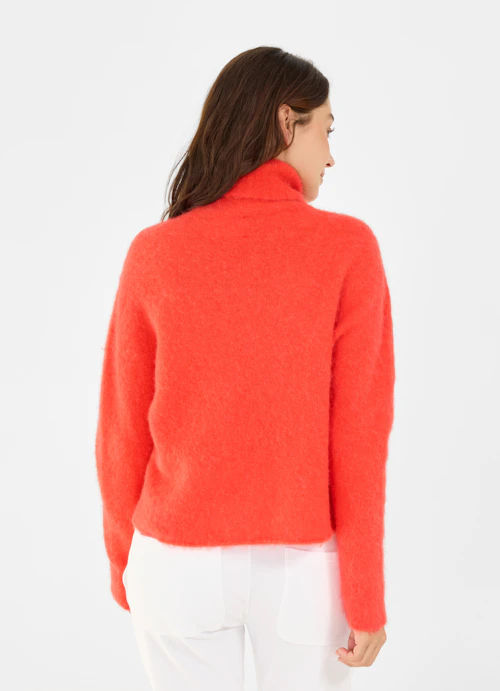 Regular Fit Knitwear Knit sweater cherry tomato