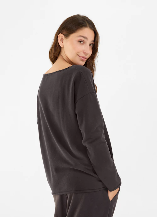 Loose Fit Sweatshirts Sweater anthra