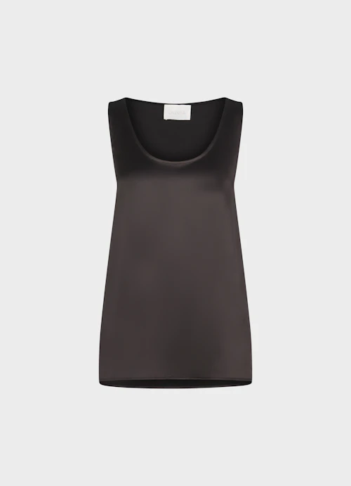Loose Fit Tops Satin - Top anthra