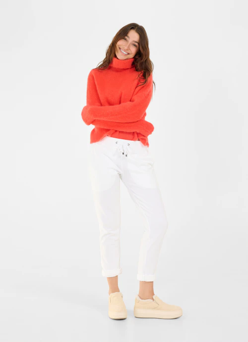 Regular Fit Knitwear Knit sweater cherry tomato