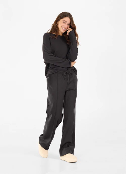Casual Knitwear Viscose Stretch Sweater anthra