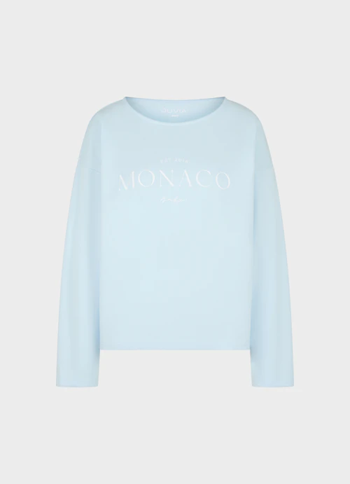 Coupe Loose Fit Sweat-shirts Pull en polaire légère skylight blue