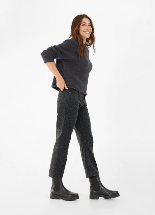 Regular Fit Hosen Denim - Hose anthra