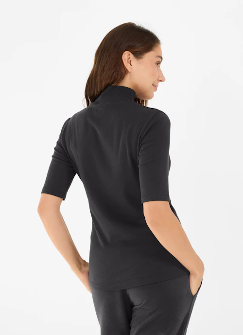 Slim Fit T-shirts Jersey Modal T-Shirt anthra