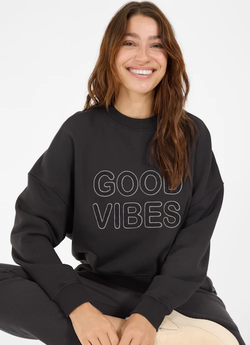 Oversized Fit Sweatshirts Sweater anthra